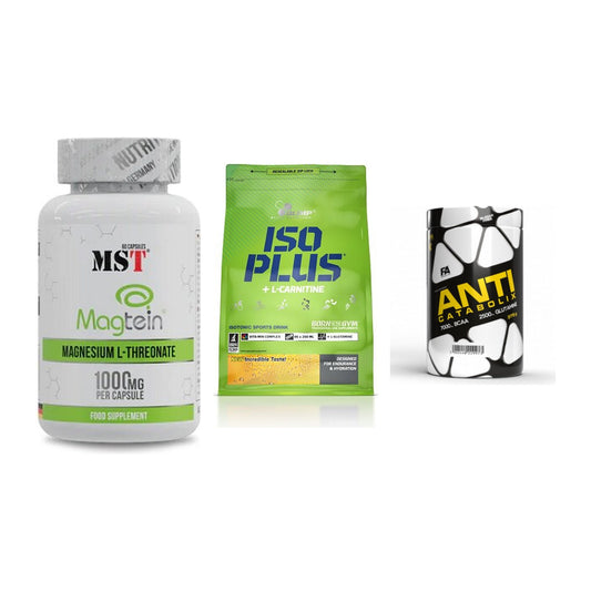 Ausdauer-Set: MST Magnesium + Olimp Iso Plus + FA Nutrition – alle enthaltenen Artikel