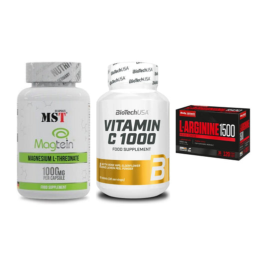 Ausdauer-Set: MST Magnesium + BioTech Vitamin + Body Attack – alle enthaltenen Artikel