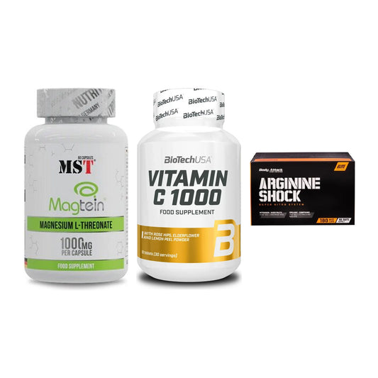Ausdauer-Set: MST Magnesium + BioTech Vitamin + Body Attack – alle enthaltenen Artikel