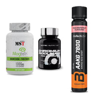 Ausdauer-Set: MST Magnesium + Scitec Chromium + BioTech AAKG