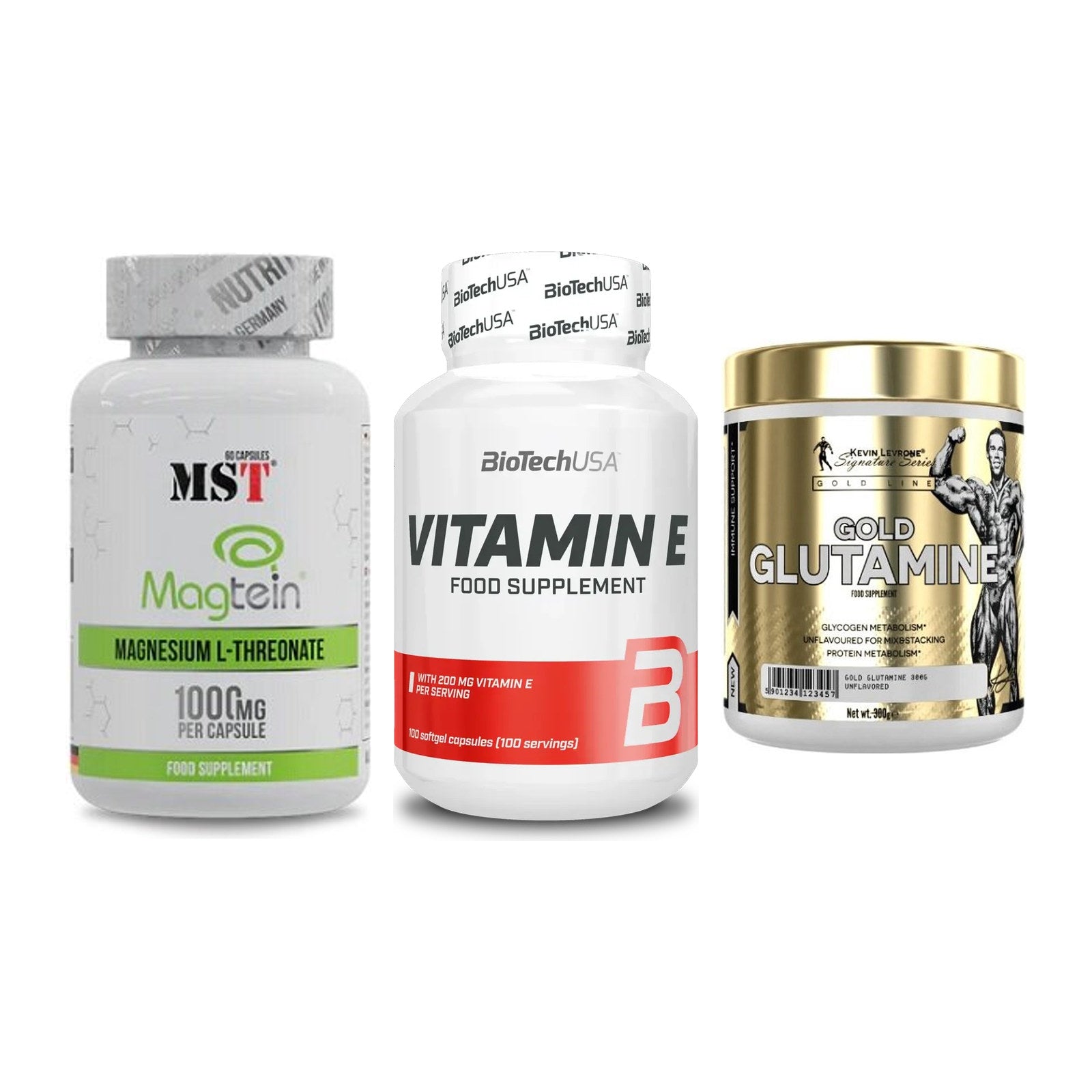Ausdauer-Set: MST Magnesium + BioTech Vitamin + Kevin Levrone – alle enthaltenen Artikel