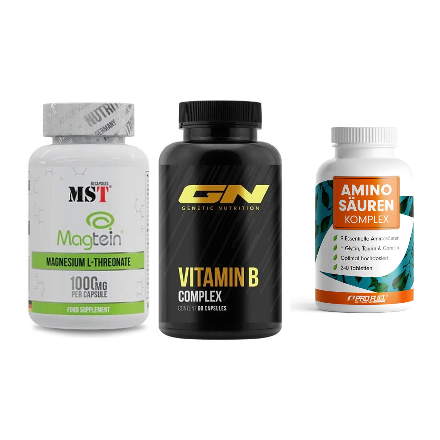 Ausdauer-Set: MST Magnesium + GN Vitamin + ProFuel Aminosäu – alle enthaltenen Artikel