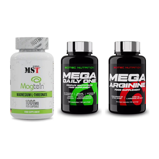 Ausdauer-Set: MST Magnesium + Scitec Mega Daily + 1 weitere – alle enthaltenen Artikel