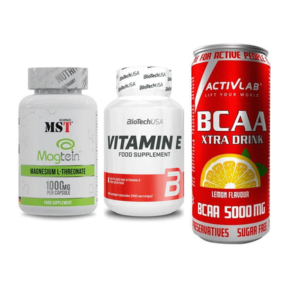 Ausdauer-Set: MST Magnesium + BioTech Vitamin + Activlab BCAA – alle enthaltenen Artikel