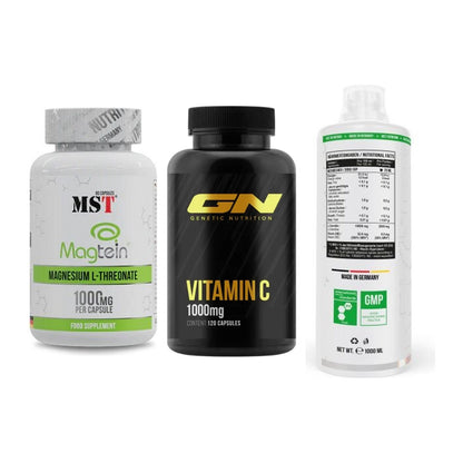 Ausdauer-Set: MST Magnesium + GN Vitamin C + MST L-Carnitine – alle enthaltenen Artikel