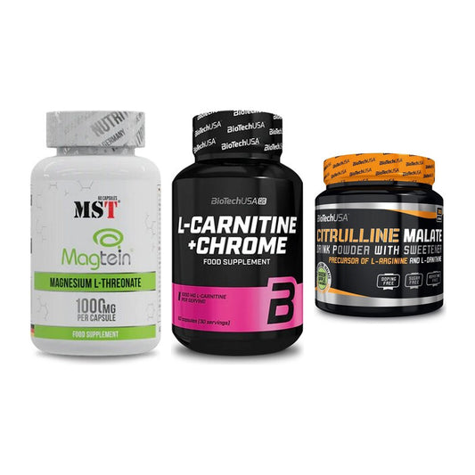 Ausdauer-Set: MST Magnesium + BioTech L-Carnit + BioTech Citrulli – alle enthaltenen Artikel