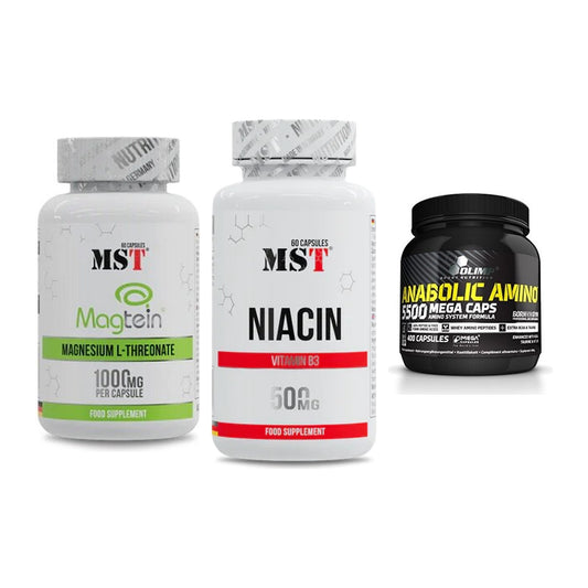 Ausdauer-Set: MST Magnesium + MST Niacin + Olimp Anabolic – alle enthaltenen Artikel