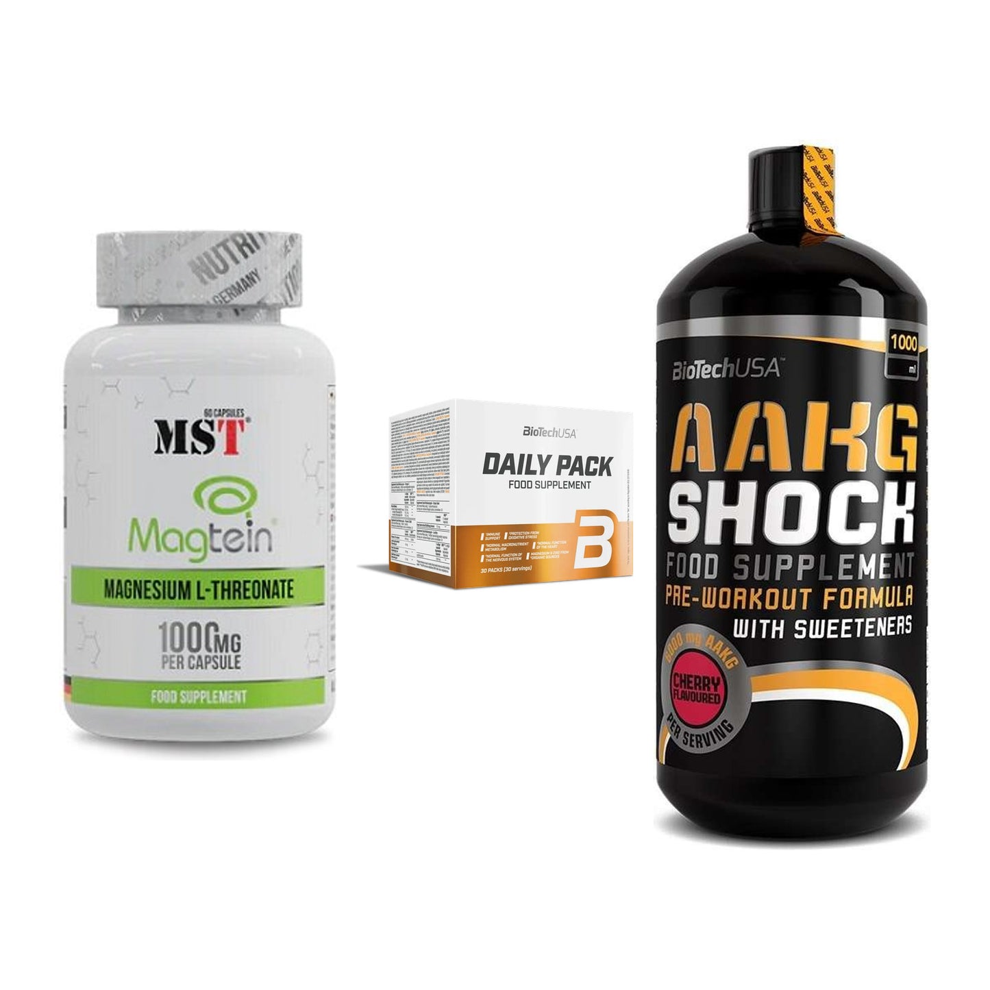 Ausdauer-Set: MST Magnesium + BioTech Daily + BioTech AAKG – alle enthaltenen Artikel