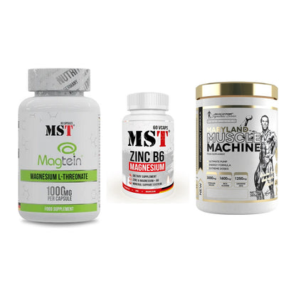 Ausdauer-Set: MST Magnesium + MST Zinc + Kevin Levrone – alle enthaltenen Artikel