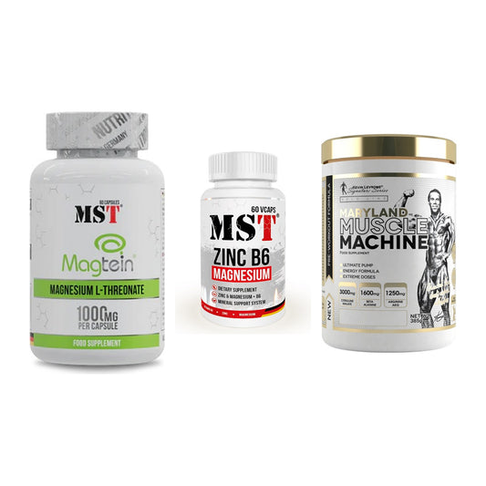 Ausdauer-Set: MST Magnesium + MST Zinc + Kevin Levrone – alle enthaltenen Artikel