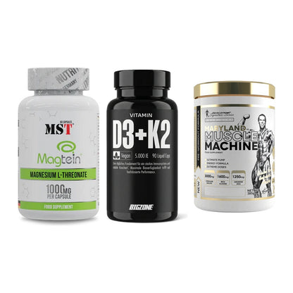 Ausdauer-Set: MST Magnesium + Big Zone Vitamin + Kevin Levrone – alle enthaltenen Artikel