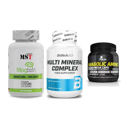 Ausdauer-Set: MST Magnesium + BioTech Multi + Olimp Anabolic – alle enthaltenen Artikel