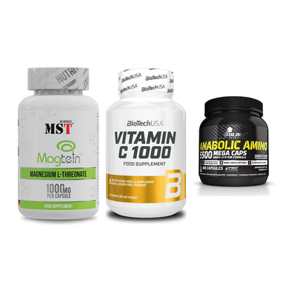 Ausdauer-Set: MST Magnesium + BioTech Vitamin + Olimp Anabolic – alle enthaltenen Artikel