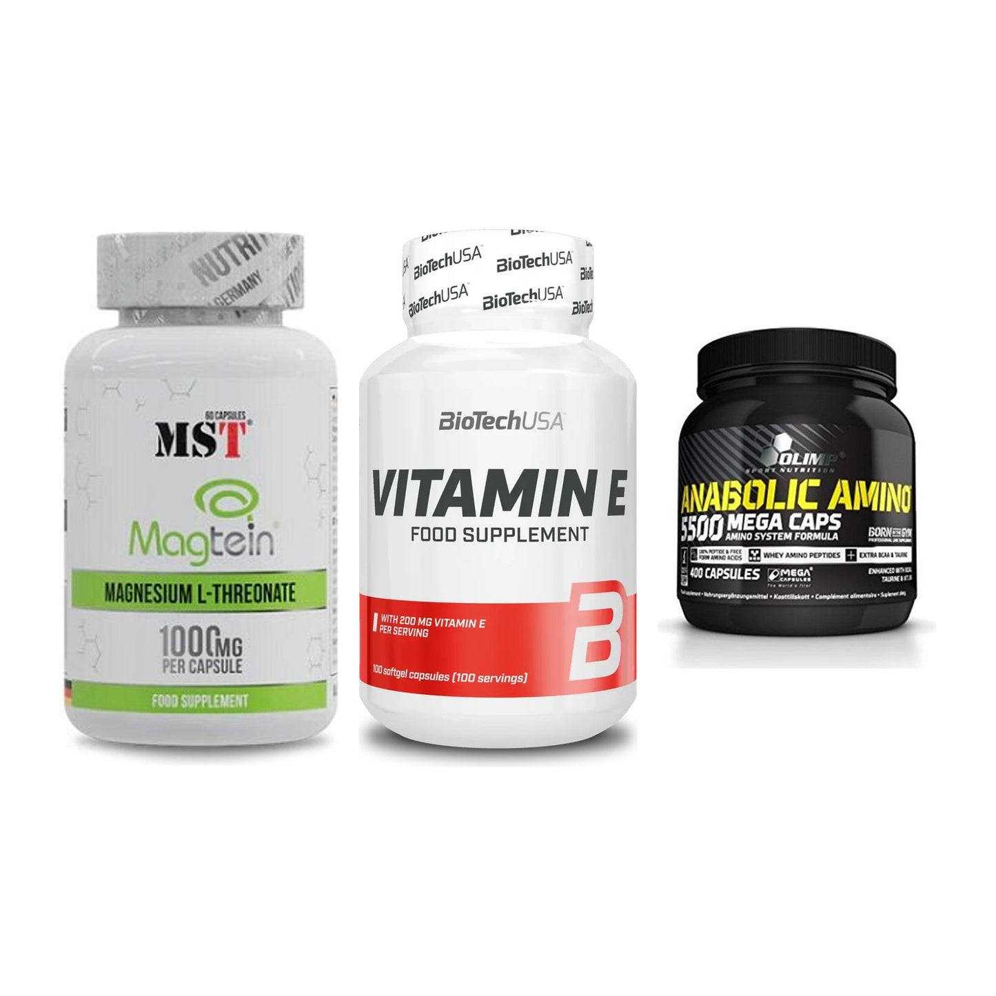 Ausdauer-Set: MST Magnesium + BioTech Vitamin + Olimp Anabolic – alle enthaltenen Artikel