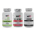 Ausdauer-Set: MST Magnesium + MST Vitamin D3 + MST L-Arginine – alle enthaltenen Artikel
