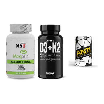 Ausdauer-Set: MST Magnesium + Big Zone Vitamin + FA Nutrition – alle enthaltenen Artikel
