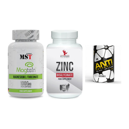 Ausdauer-Set: MST Magnesium + #GYMJUICE ZINC + FA Nutrition – alle enthaltenen Artikel