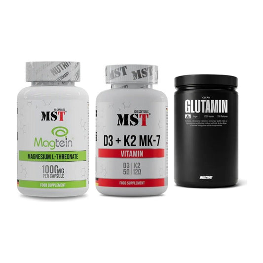 Ausdauer-Set: MST Magnesium + MST Vitamin D3 + Big Zone Glutami – alle enthaltenen Artikel
