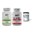 Ausdauer-Set: MST Magnesium + MST Vitamin D3 + NNT Glutamin – alle enthaltenen Artikel