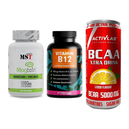 Ausdauer-Set: MST Magnesium + ProFuel Vitamin + Activlab BCAA – alle enthaltenen Artikel