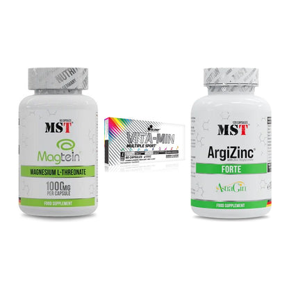 Ausdauer-Set: MST Magnesium + Olimp Vita-Min + MST ArgiZinc – alle enthaltenen Artikel
