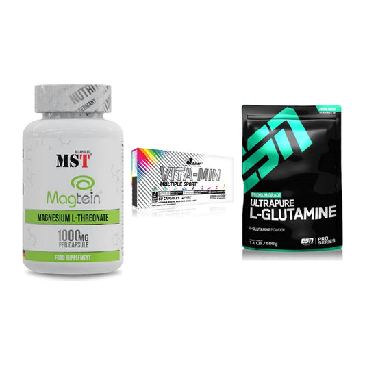 Ausdauer-Set: MST Magnesium + Olimp Vita-Min + ESN Ultrapure – alle enthaltenen Artikel
