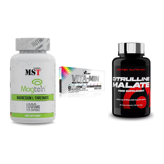 Ausdauer-Set: MST Magnesium + Olimp Vita-Min + Scitec Citrullin – alle enthaltenen Artikel