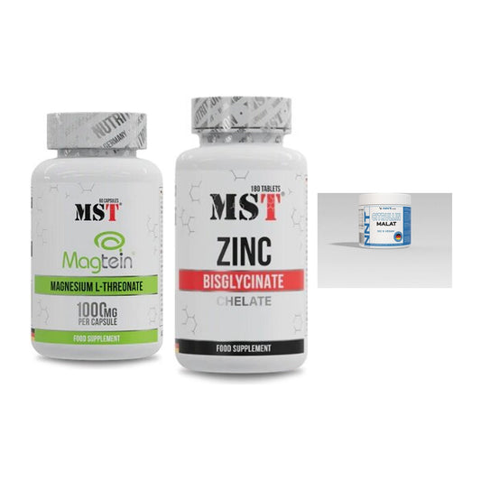 Ausdauer-Set: MST Magnesium + MST Zinc Chelate + NNT Citrullin – alle enthaltenen Artikel