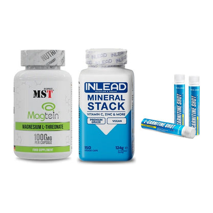 Ausdauer-Set: MST Magnesium + INLEAD Mineral + Body Attack – alle enthaltenen Artikel