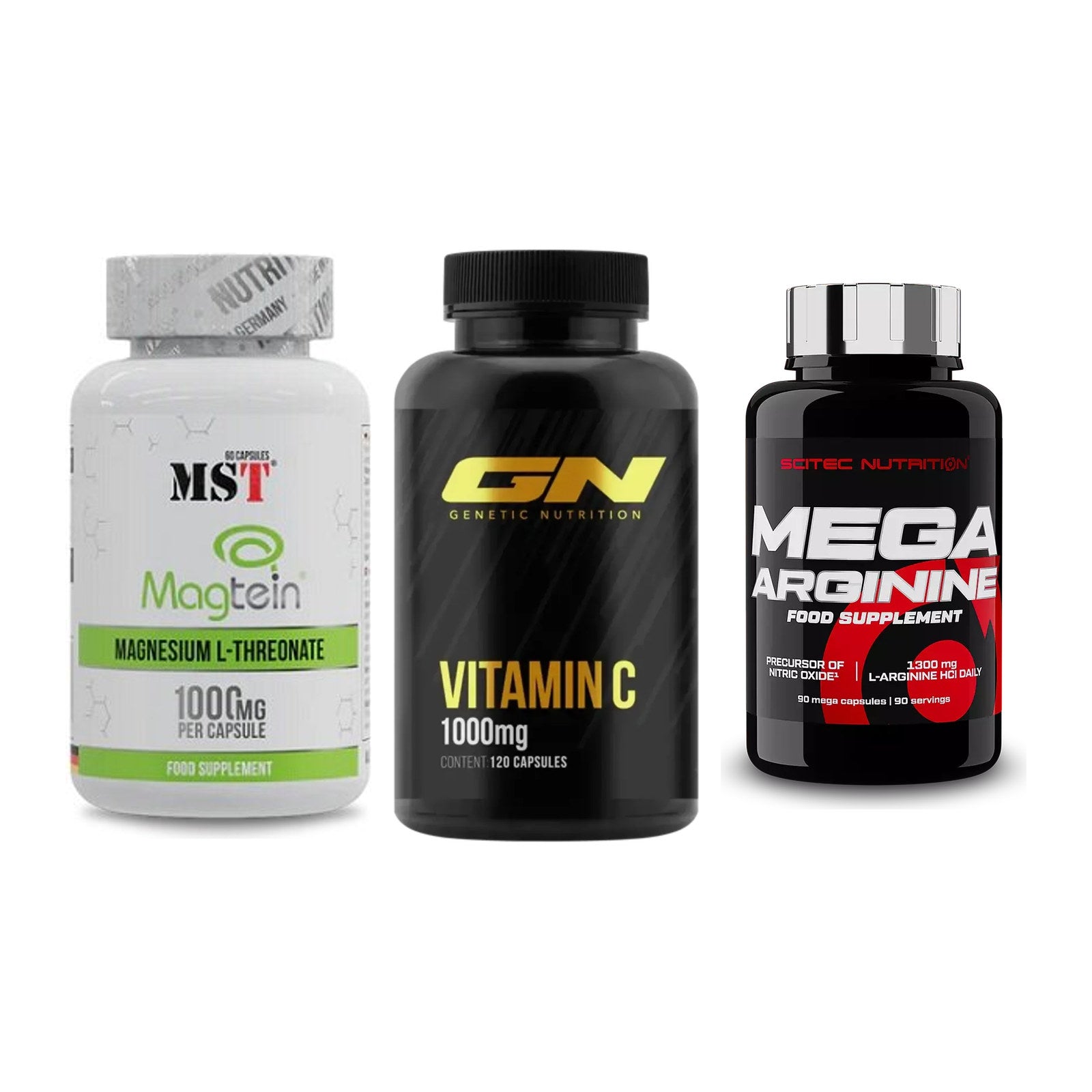 Ausdauer-Set: MST Magnesium + GN Vitamin C + Scitec Mega – alle enthaltenen Artikel