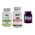 Ausdauer-Set: MST Magnesium + MST Zinc Chelate + Scitec BCAA 6400 – alle enthaltenen Artikel