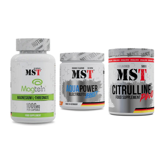 Ausdauer-Set: MST Magnesium + MST Aqua Power + MST Citrulline – alle enthaltenen Artikel