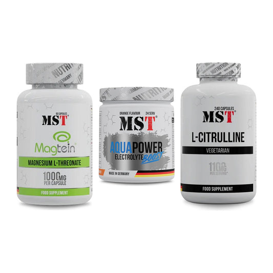 Ausdauer-Set: MST Magnesium + MST Aqua Power + MST Citrulline – alle enthaltenen Artikel
