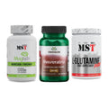 Ausdauer-Set: MST Magnesium + Swanson Resverat + MST Glutamine – alle enthaltenen Artikel