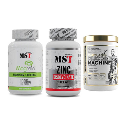 Ausdauer-Set: MST Magnesium + MST Zinc Chelate + Kevin Levrone – alle enthaltenen Artikel