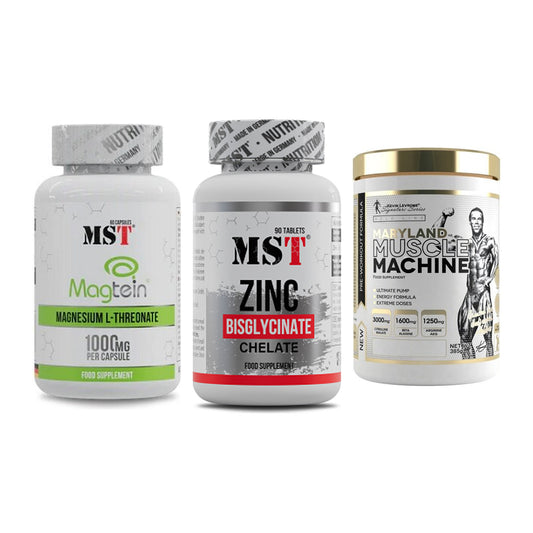 Ausdauer-Set: MST Magnesium + MST Zinc Chelate + Kevin Levrone – alle enthaltenen Artikel