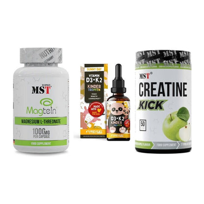 Ausdauer-Set: MST Magnesium + ProFuel VITAMIN + MST Creatine – alle enthaltenen Artikel
