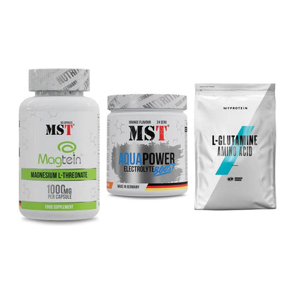 Ausdauer-Set: MST Magnesium + MST Aqua Power + MyProtein – alle enthaltenen Artikel