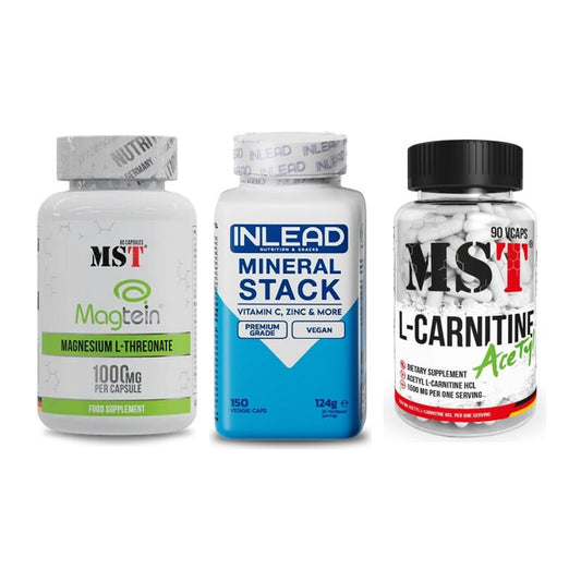 Ausdauer-Set: MST Magnesium + INLEAD Mineral + MST L-Carnitine – alle enthaltenen Artikel