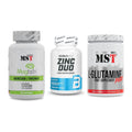 Ausdauer-Set: MST Magnesium + BioTech Zinc Duo + MST Glutamine – alle enthaltenen Artikel