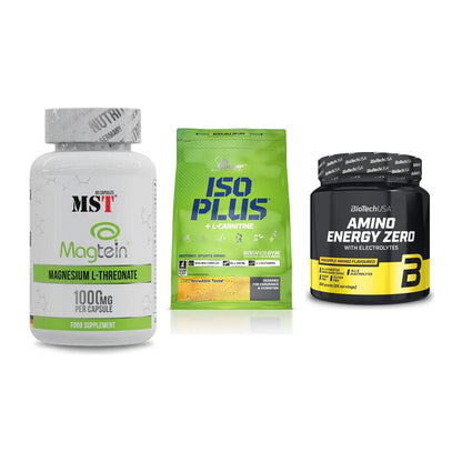 Ausdauer-Set: MST Magnesium + Olimp Iso Plus + BioTech Amino – alle enthaltenen Artikel