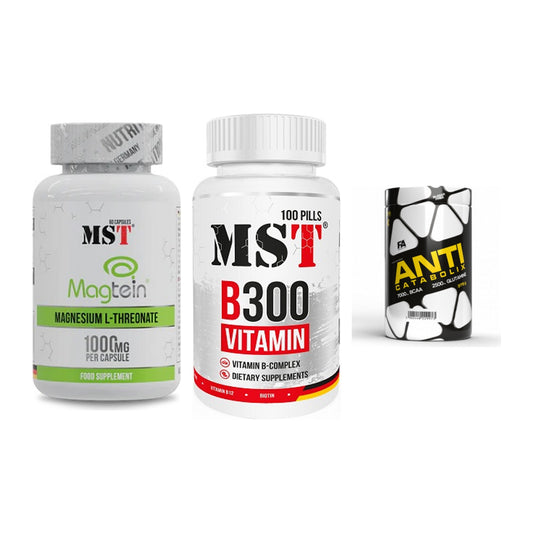 Ausdauer-Set: MST Magnesium + MST B300 B-Compl + FA Nutrition – alle enthaltenen Artikel
