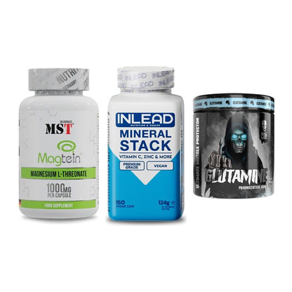 Ausdauer-Set: MST Magnesium + INLEAD Mineral + Skull Labs – alle enthaltenen Artikel