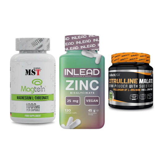 Ausdauer-Set: MST Magnesium + INLEAD Zink + BioTech Citrulli – alle enthaltenen Artikel