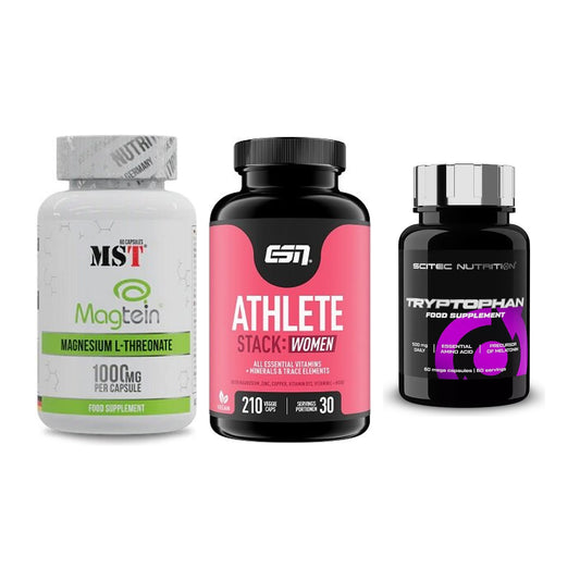 Ausdauer-Set: MST Magnesium + ESN Athlete + Scitec Tryptopha – alle enthaltenen Artikel