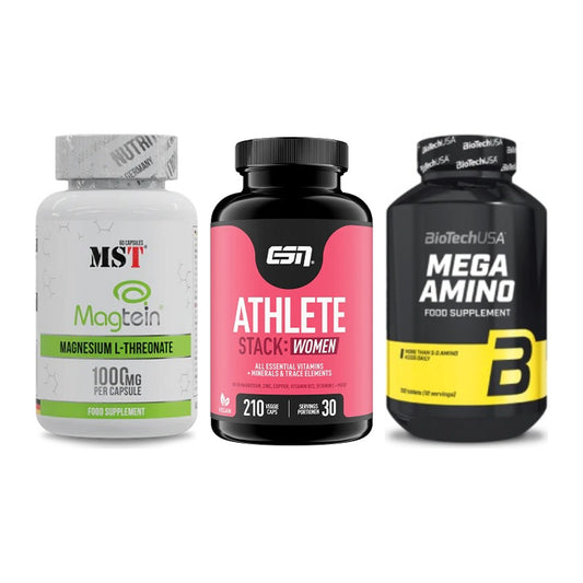 Ausdauer-Set: MST Magnesium + ESN Athlete + BioTech Mega – alle enthaltenen Artikel