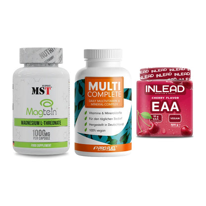 Ausdauer-Set: MST Magnesium + ProFuel MULTI + INLEAD EAA – alle enthaltenen Artikel