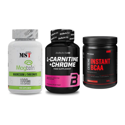 Ausdauer-Set: MST Magnesium + BioTech L-Carnit + Body Attack – alle enthaltenen Artikel
