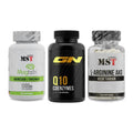 Ausdauer-Set: MST Magnesium + GN Q10 Health + MST Arginin AAKG – alle enthaltenen Artikel