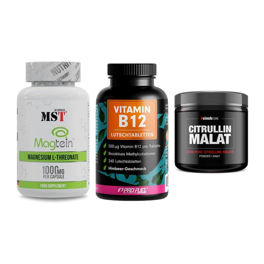 Ausdauer-Set: MST Magnesium + ProFuel Vitamin + Sinob Core – alle enthaltenen Artikel